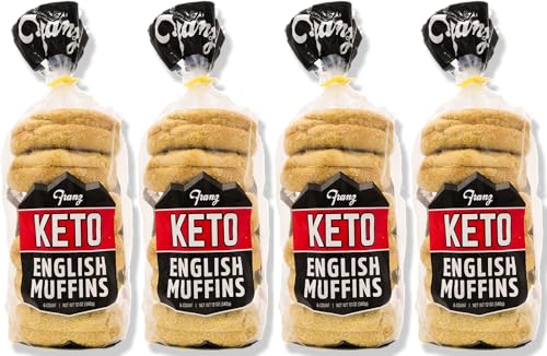 Keto English Muffins - Low Net Carbs, Same Great Taste 4 Pack (4 x 12oz)